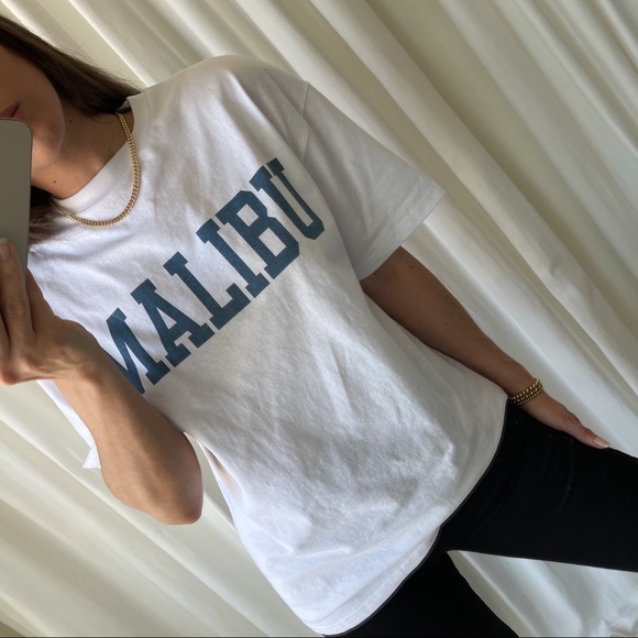 THE MALIBU TEE — White - Picture 3 of 10